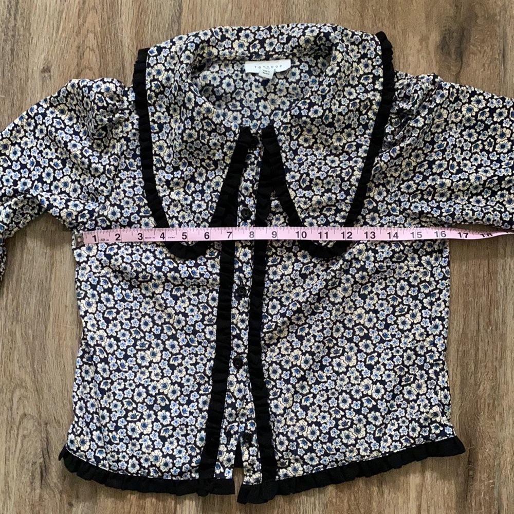 TOPSHOP | Floral button down - Picture 6 of 7